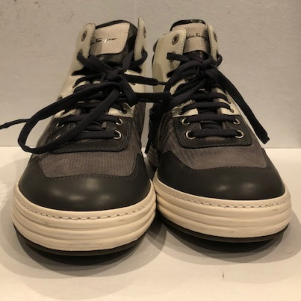 Salvatore Ferragamo Men's Palestro Hi-Top Sneaker